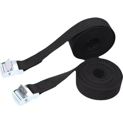 Sollbry 8 correas de amarre con hebillas ajustables para motocicletas, carga, camiones, remolques y equipaje. (1/4)
