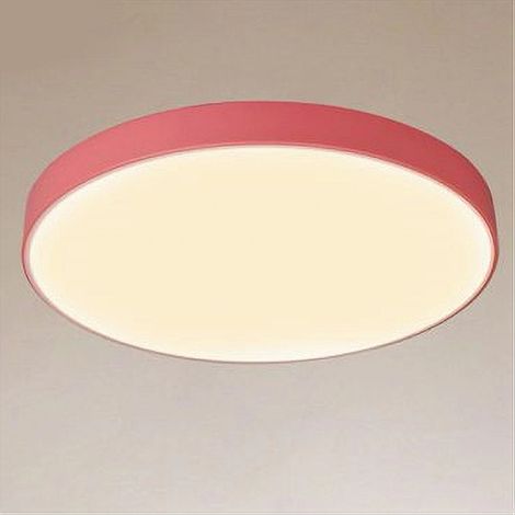 Trade Shop - LED-Deckenleuchte, 70 W, runde Deckenlampe, rosa Kronleuchter, natürliches Licht, 02621 -