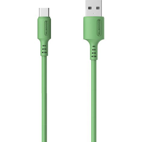 Cavo USB Type-C 3A Somostel Verde 3100mAh 1,2M