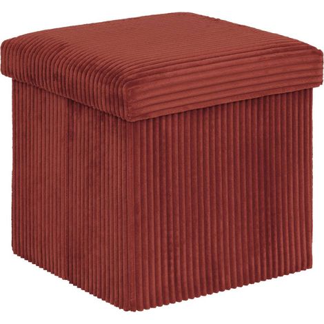 Pouf pieghevole arum ambra 38x38cm - Atmosphera créateur d'intérieur