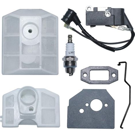 Kit de bobine d’allumage, filtre à air, nettoyeur et joint de bougie adapté à la tronçonneuse chinoise 4500 5200 45cc 52cc (1/5)