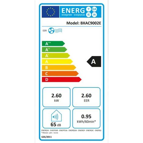 BLACK ET DECKER Climatiseur mobile - BXAC9002E