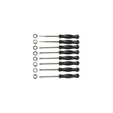Lntyq Lot de 8 Outil de réglage, Tournevis pour Carburateur Nettoyage Moteur Réparation Convient à La Plupart des Moteurs de 2 Cycles (1/4)