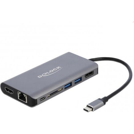 Delock Estación de acoplamiento USB HDMI DP LAN PD (1/3)