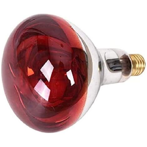 Ampoule chauffante infrarouge 250 W – Verre de quartz dur – Pour chauffage d'élevage et soins animaux – Lumière rouge (1/5)