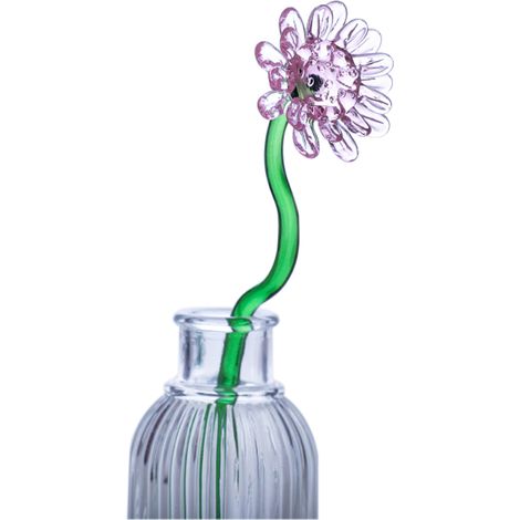 Fleurs en verre soufflé à la main pour la Saint-Valentin, Noël et les anniversaires (décoration) (1/5)