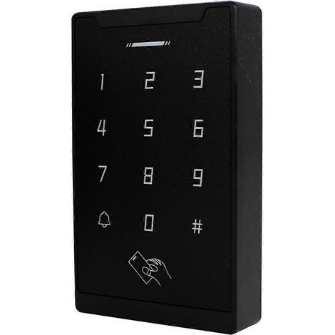 Clavier tactile RFID étanche 12 V/24 V CC, contrôleur de contrôle d'accès, système d'ouverture de porte avec serrure numérique et carte-clé électronique (1/5)