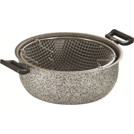 Trade Shop - Revestimiento Antiadherente De Maceta De Aluminio Con 2 Manijas 24 Cm 036657m - (1/2)