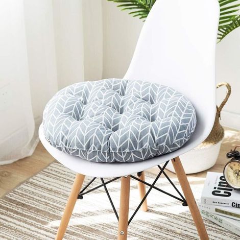 Bohemian Soft Round Chair Cushion Garden Patio Home Kitchen Office Cushion Pink Stripe DiameterSet of 2, 20, 45 x 45 cm,Set of 2, 20, 45 x 45 cm (1/4)