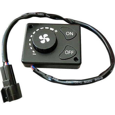 Panneau de commande à distance pour chauffage diesel de voiture 12/24 V, avec interrupteur et moniteur. (1/3)