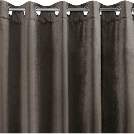 Fertiger Villenvorhang 140x250 cm Graphit (1/5)
