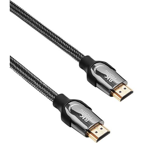 Cable HDMI 2.1 Akyga AK-HD-15S 8K60Hz 4K120Hz eARC 3D Dolby CEC 1,5 m (1/2)