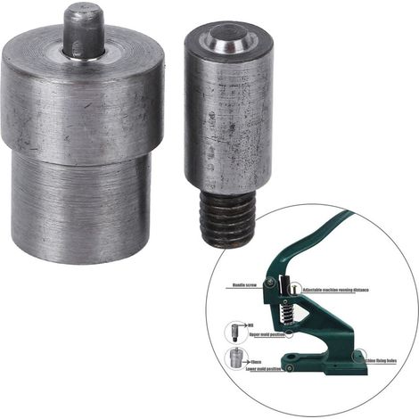 Machine à œillets manuelle 6mm avec poinçon et matrice, outil de pose pour œillets métalliques (1/4)