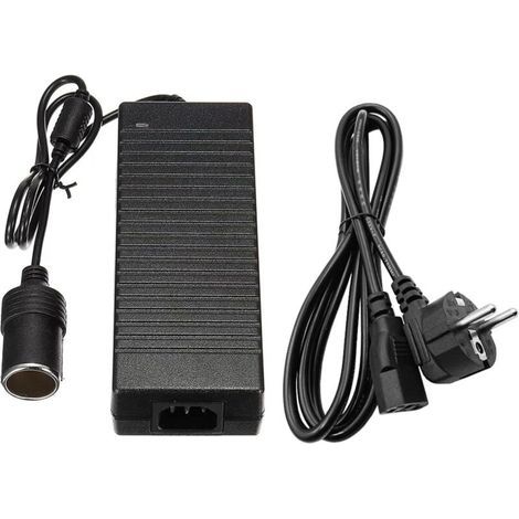 Convertisseur de tension 220V à 12V 120W – Adaptateur secteur 10A pour appareils électriques – Câble 1m – Connecteur 5.5/2.1mm (1/4)