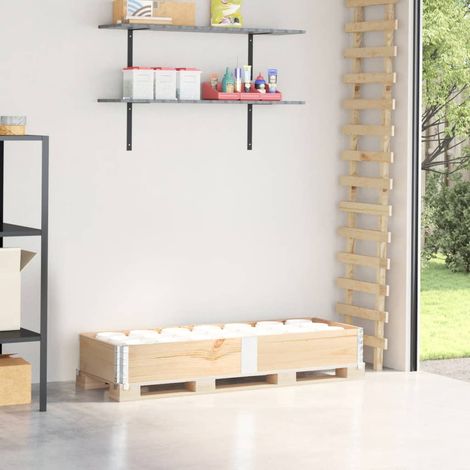 vidaXL Paretale per Pallet 150x50 cm in Legno Massello di Pino
