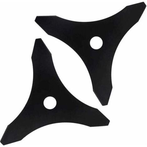 Lame de débroussailleuse universelle Ahlsen - 3 dents - Pour Fresh Green sous croissance et tonte - Compatible Stihl, Husqvarna, Mitox, Echo, Kawasaki et autres machines (1/4)