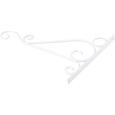Set mit 2 Wand-Pflanzenampeln aus Aluminiumlegierung, weiß, 20,5 x 30 cm (1/5)