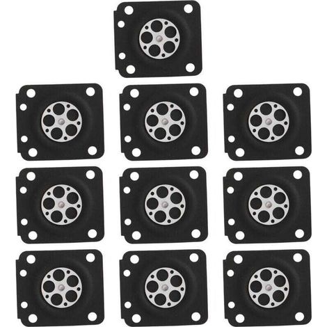 10 pièces/ensemble carburateur tronçonneuse carburateur diaphragme joint Kit accessoires pratiques adaptés pour ZAMA tronçonneuse MS210 MS230 MS2500 (1/4)