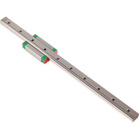 Glissière linéaire miniature en acier à roulement haute résistance pour guidage de mouvement linéaire d'équipement solaire MGN12H 250 (1/5)