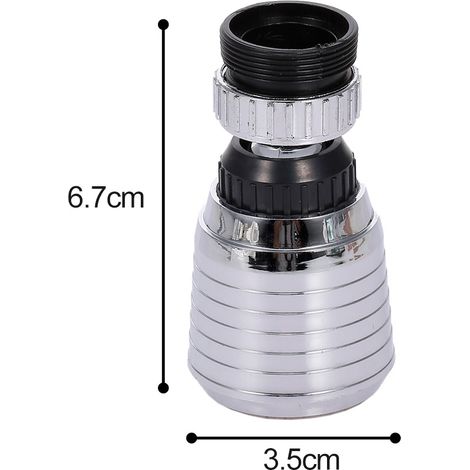 Robinet d'eau LED avec éclairage et jet d'eau orientable, couleurs RGB changeantes, contrôle de la température, pour cuisine et salle de bain. Idéal pour la cuisine et la salle de bain. (1/3)