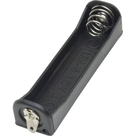 TRU COMPONENTS BH411-3D Batteriehalter 1x Micro (AAA) Lötanschluss