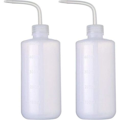 Flexible transparent 500ml watering bottle for succulents. (1/5)
