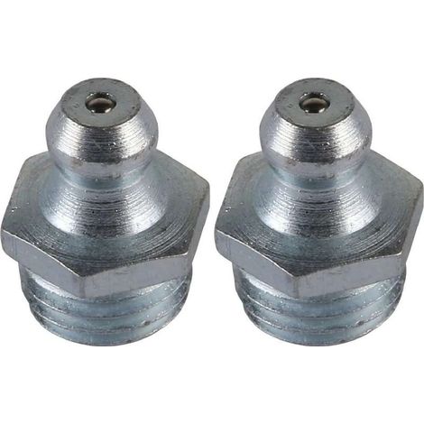 2x graisseur M10x1,25 angle 180° embout graissage pompe à graisse manuelle hydraulique tracteur engin agricole tractopelle