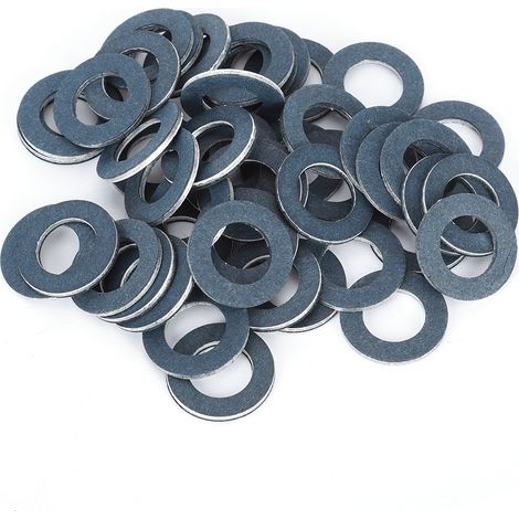 50 rondelles d'étanchéité de vidange d'huile 90430-12031 pour Toyota Avalon (1/5)