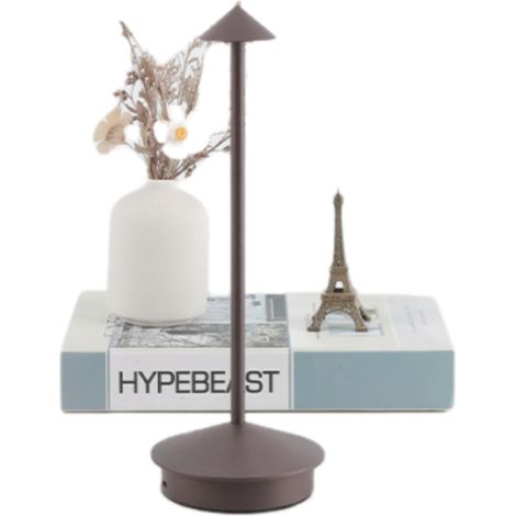 Lampe de table LED dimmable en aluminium, protection IP54, usage intérieur/extérieur, H29cm, - Shaka (1/5)