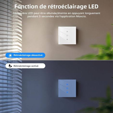 Interrupteur Connecté HomeKit Pour Volet Roulant - WiFi, 2 Packs