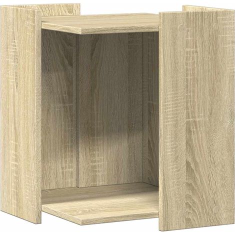 Mueble arenero para gatos madera roble Sonoma 42x42x51 cm vidaXL