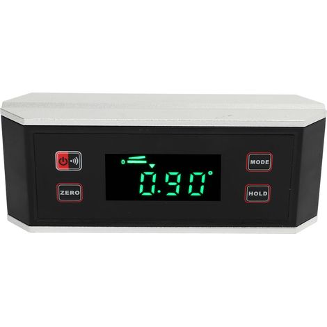 Équerre numérique magnétique avec base en V, inclinomètre étanche à écran LCD rétroéclairé, rapporteur de précision pour travaux de décoration (1/5)