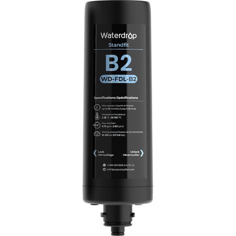 Filtre à eau de rechange pour filtre à eau sous évier DLA (1/5)
