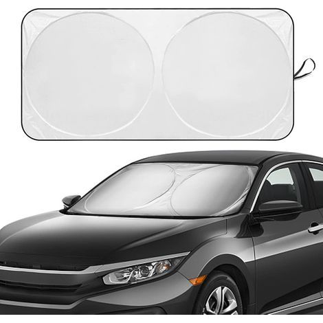 Car Windshield Sun Shade, Car Windshield Cover, Car Sun Shade Front Windshield UV/Heat Protection, Universal Car Sun Shades -150x70cm