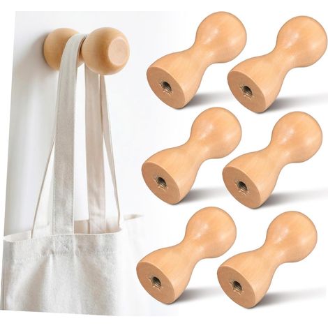 de 6 crochets muraux SOLUSTRE gain de place et polyvalent