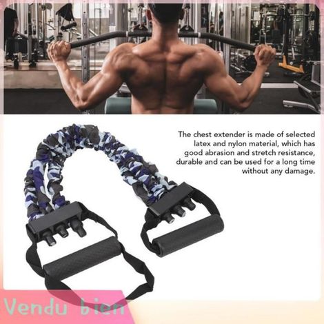 Garosa Élargisseur de Poitrine Ajustable en Latex et Nylon - Tension Musculaire - Outil d'Entraînement de Force (1/5)
