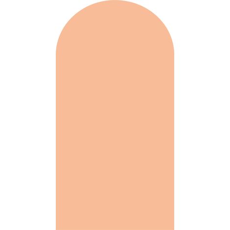Papier Peint Panoramique Découpé, arche unie, pantone 2024 pêche (1/5)