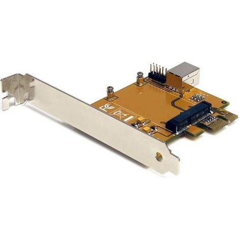 StarTech.com Adaptateur de carte PCI Express vers Mini PCI Express - PCIe - Mini PCIe - 0 - 55 °C - -20 - 85 °C - 5 - 95% - 14 mm (PEX2MPEX)