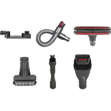 6PCS Commonly Used Hose and Charging Seat Lot pour V6 DC35 DC44 DC58 Aspirateur Accessoires Repl (1/5)