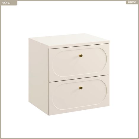 Ensemble de meubles sous vasque - 60 cm - avec Plan - SAND (1/5)