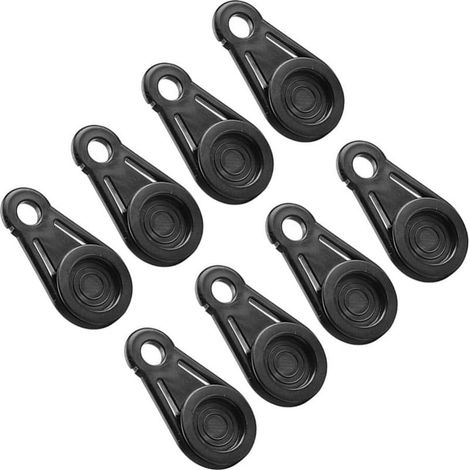 8 Pièces Boucle De Disque Pince D'Auvent Pinces D'Auvent Clips De Bâche Clip Fixe pour Bâche Disques en Plastique Auvent De Fenêtre Pinces De Bâche Extérieure Clips D'Auvent Pince (1/5)
