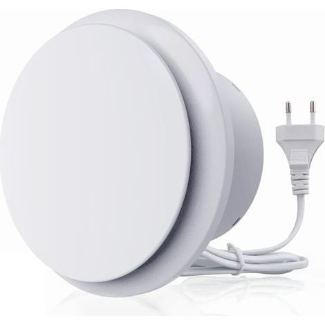 100mm Extracteur d'air 130m³/h 15W, Fonctionnement silencieux Ventilateur d'extraction à fort débit d'air, Économe en énergie, Pour Salle de Bain, Cuisine,toilettes, Serres,Tentes (4 inch) (1/5)