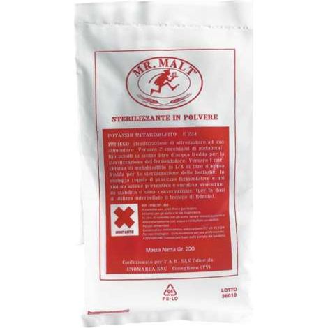 Sterilizzante in polvere 200 g (1/2)