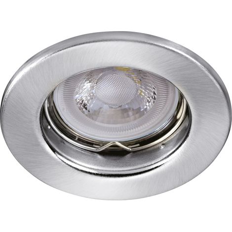 SATURNE Encastré GU5,3 rond fixe nickel Lpe non incl. ARIC 4605