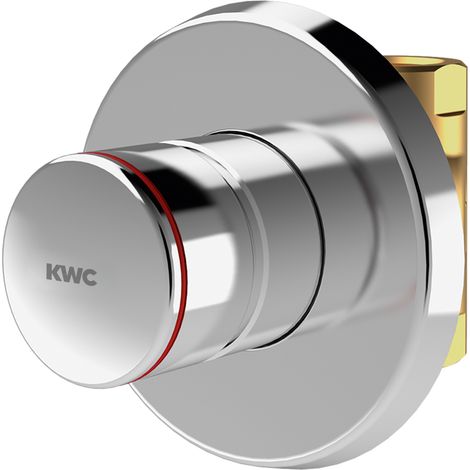 KWC AR Durchgangsventil, F3, hydraulisch, o. Mischung, Unterputz, waschen