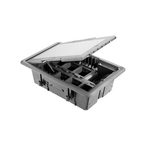BOITE DE SOL 16P COUVERCLE INOX GEWISS GW24616