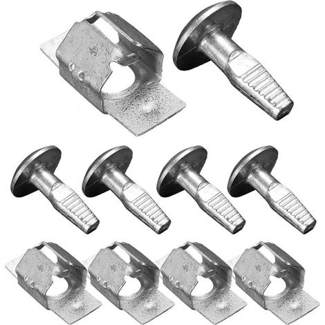 Kit Vis de Fixation pour Cache Moteur - 5 Pièces - Clips et Vis en Alliage d'Aluminium - Compatible avec Peugeot Citroen 206 207 406 407 806 807