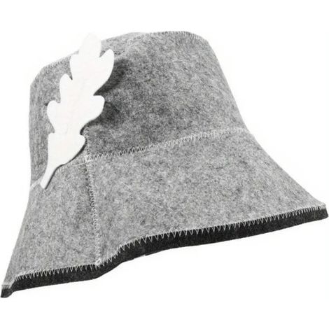Chapeau de sauna en feutre de laine Accessoires de sauna haut de gamme Cagoule de sauna en feutre, bonnet en feutre, chapeau en feutre, bonnet pour sauna (1/5)