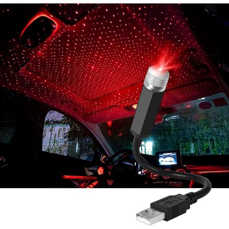 LED Sternenhimmel Projektor für Auto & Zuhause, USB, Rot (1/5)