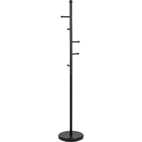 Porte-manteaux en métal H170cm - Noir - Hangy (1/4)